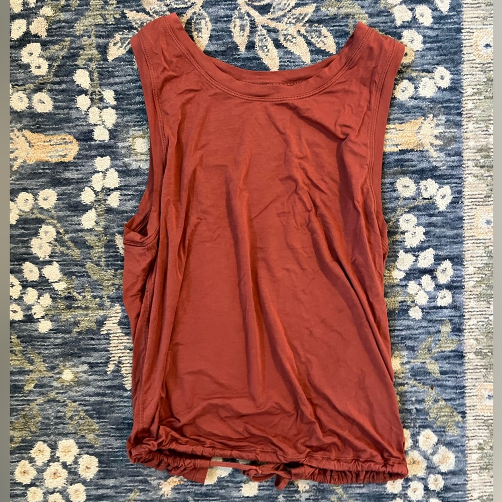 Lululemon Calm and Serene Tank in Rustic Clay